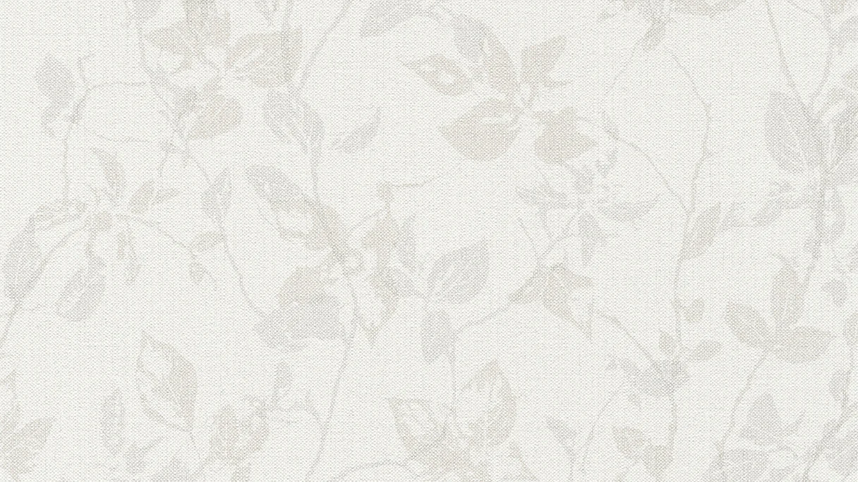 Papier peint en vinyle beige fleurs de campagne et nature hygge 975