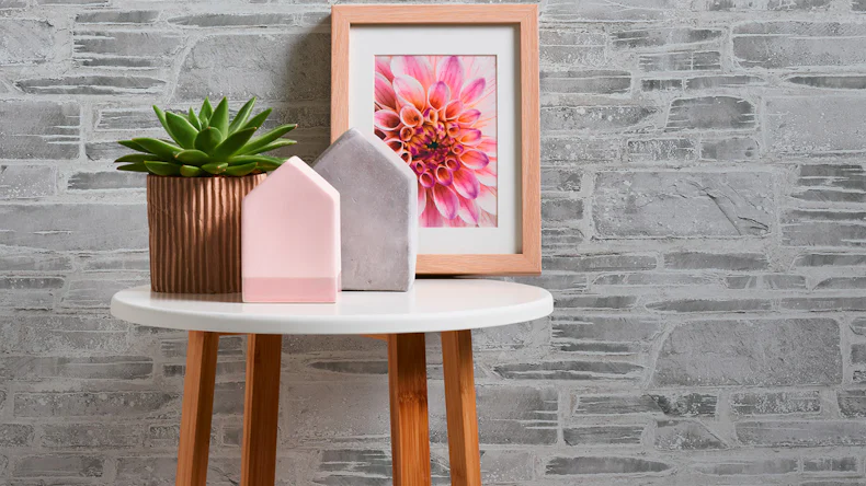 Papiertapete Black & White 4 A.S. Création Modern Steinwand Beige Grau 592