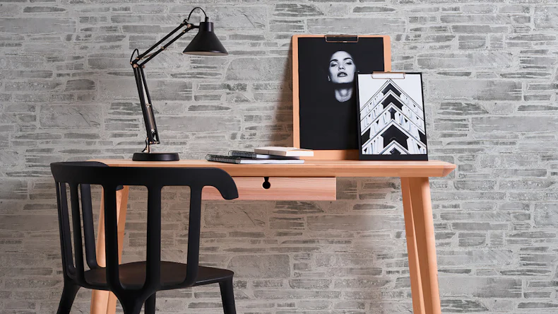 Papiertapete Black & White 4 A.S. Création Modern Steinwand Beige Grau 592