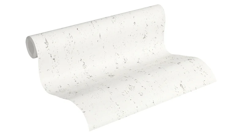 Carta da parati in vinile calcestruzzo Concrete & More A.S. Création tinta unita calcestruzzo aspetto grigio 701