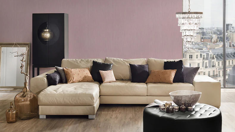 Papier peint de style champêtre Dream Again Michalsky Living country style pink purple 999