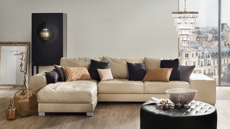 Tapete Dream Again Michalsky Living Ornamente Grau Weiß 021