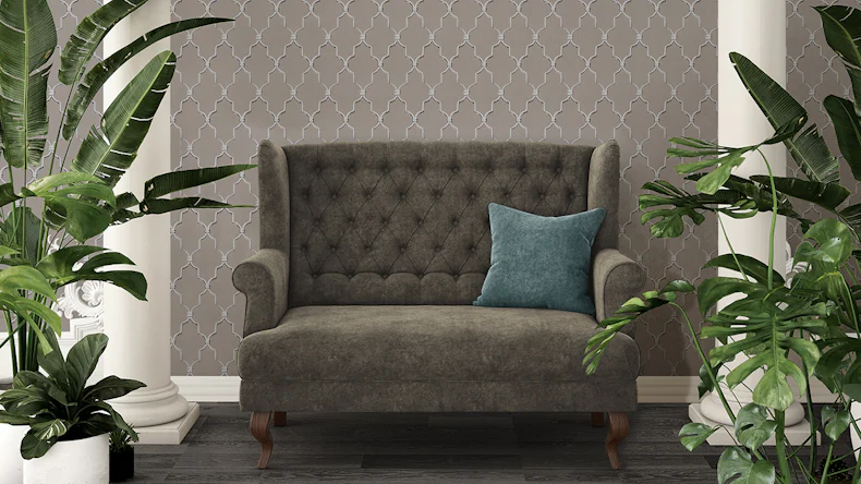 Tapete Dream Again Michalsky Living Ornamente Grau Beige Schwarz 022