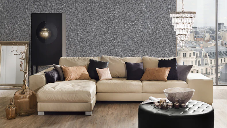 Wallpaper Dream Again Michalsky Living Modern Grey Black Metallic 033