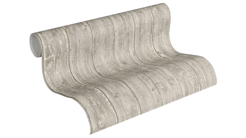 Papier peint en vinyle brun moderne classique en bois Murs authentiques 2 731