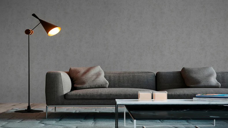 Carta da parati in vinile calcestruzzo Concrete & More A.S. Création tinta unita calcestruzzo aspetto grigio 004