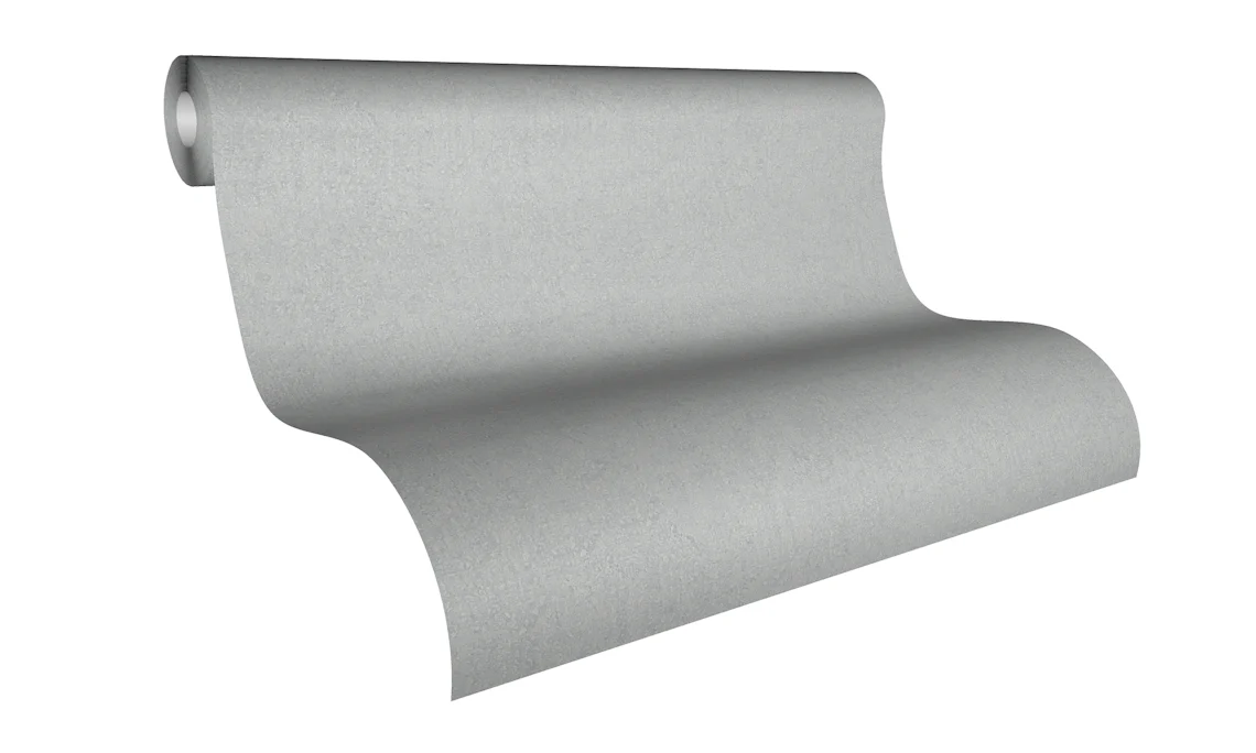 Vinyltapete Beton Concrete & More A.S. Création Unifarben Betonoptik Grau Weiß 289