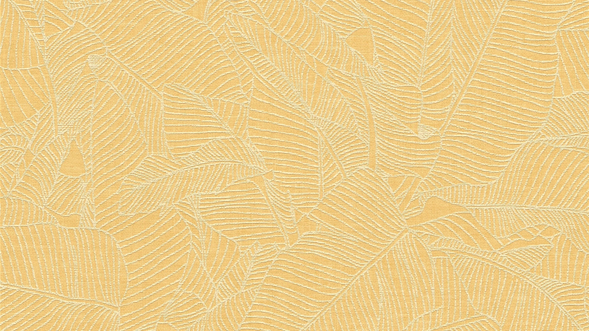 Vinyltapete gelb Modern Blumen & Natur Linen Style 333