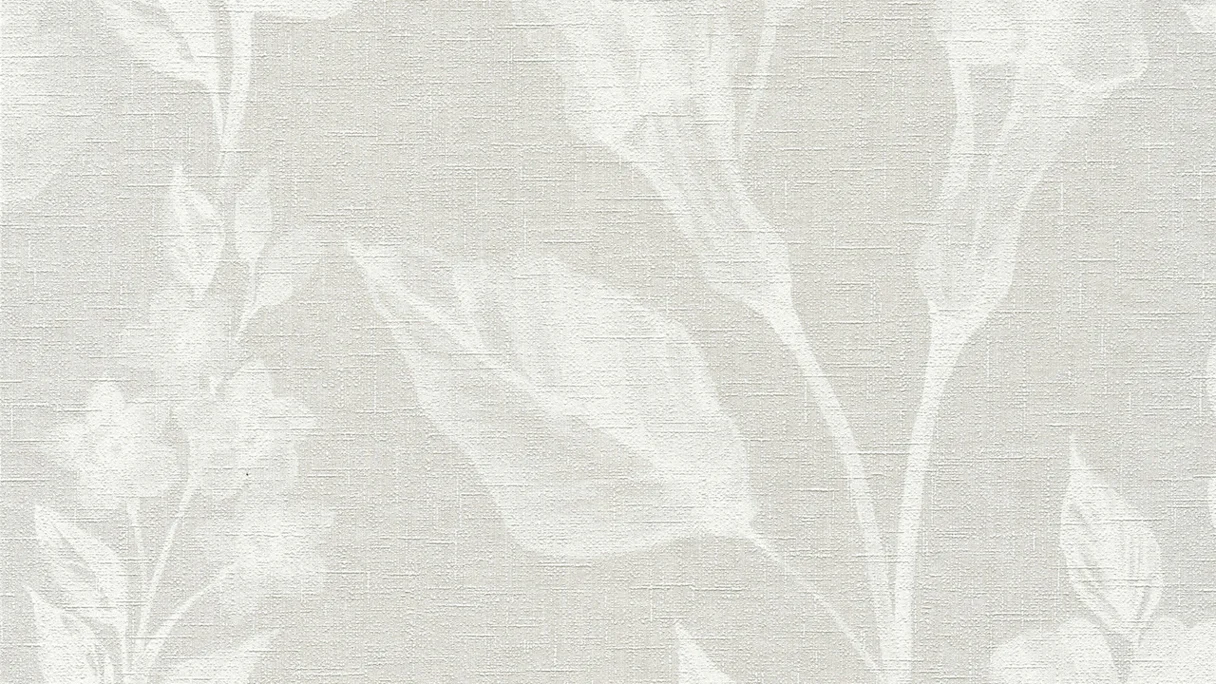 Vinyl wallpaper beige modern country house flowers & nature Linen Style 363