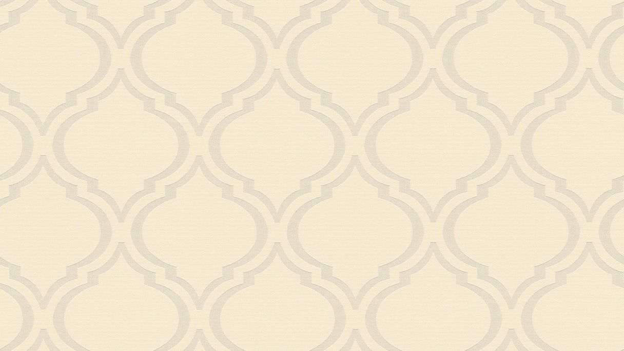 Papier peint de style champêtre Di Seta Architectes Papier ornements de style champêtre beige brun 651