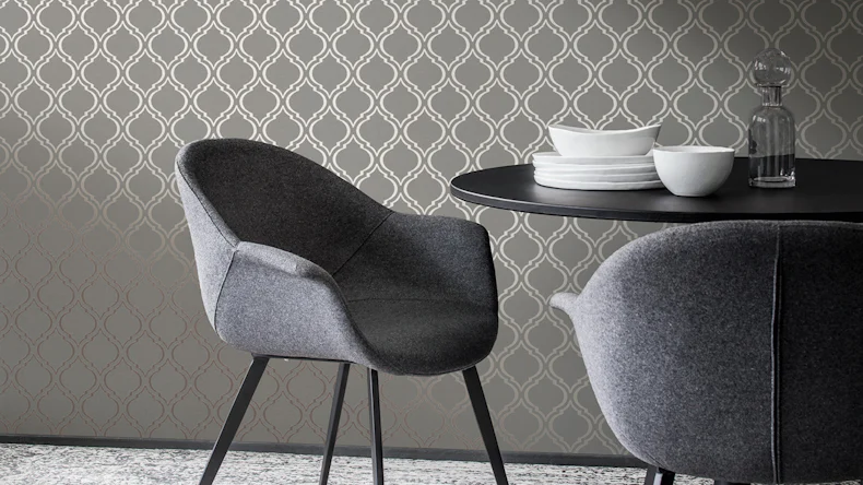 Carta da parati in stile country Di Seta Architects Carta ornamenti in stile country beige marrone 655