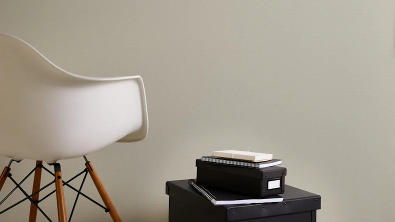 papier peint en vinyle beige classique uni vert 134