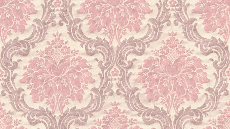 Papier peint en vinyle rose rétro fleurs de campagne & ornements de la nature Paradise Garden 162