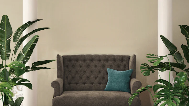 Vinyltapete beige KlassischModern Uni Exotic Life 253