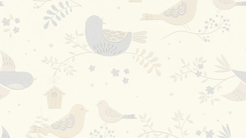 papier peint en vinyle beige fleurs modernes & nature enfants garçons & filles 6 561