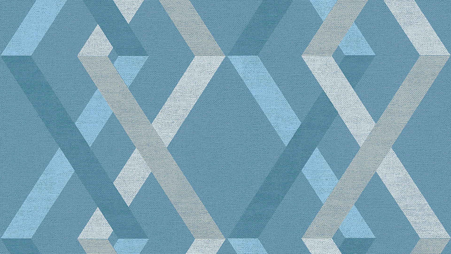 Vinyltapete blau Modern Ornamente Streifen Linen Style 594