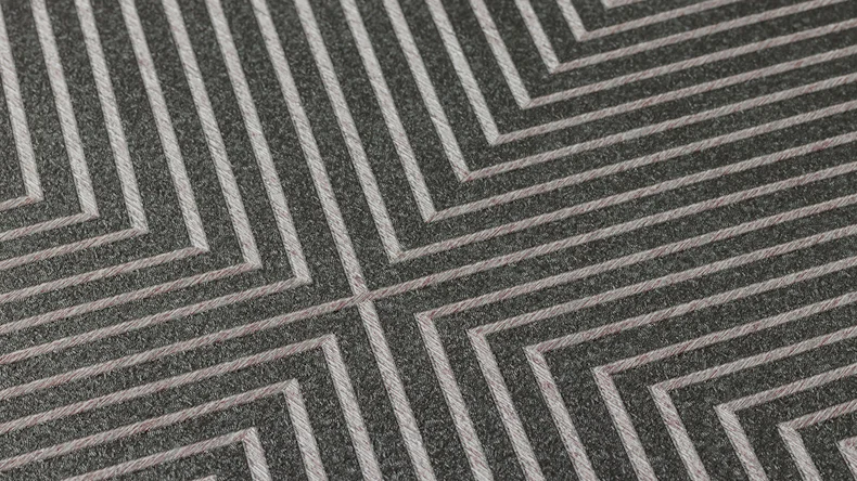 Carta da parati in vinile Metropolitan Stories Nils Olsson - Copenhagen Livingwalls Retro Grey Metallic 261