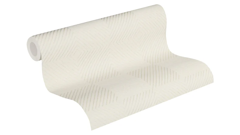 Carta da parati in vinile Metropolitan Stories Nils Olsson - Copenhagen Livingwalls moderno crema metallica 263