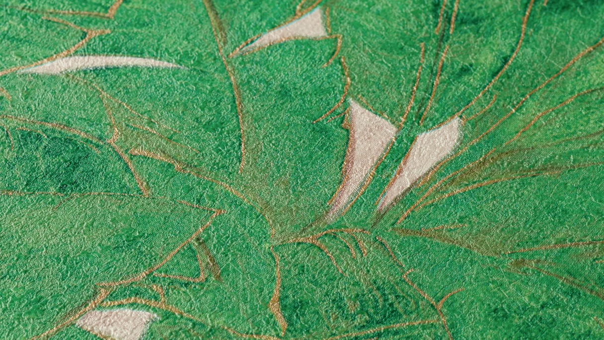 Vinyl wallpaper green Modern Flowers & Nature Metropolitan Stories 273