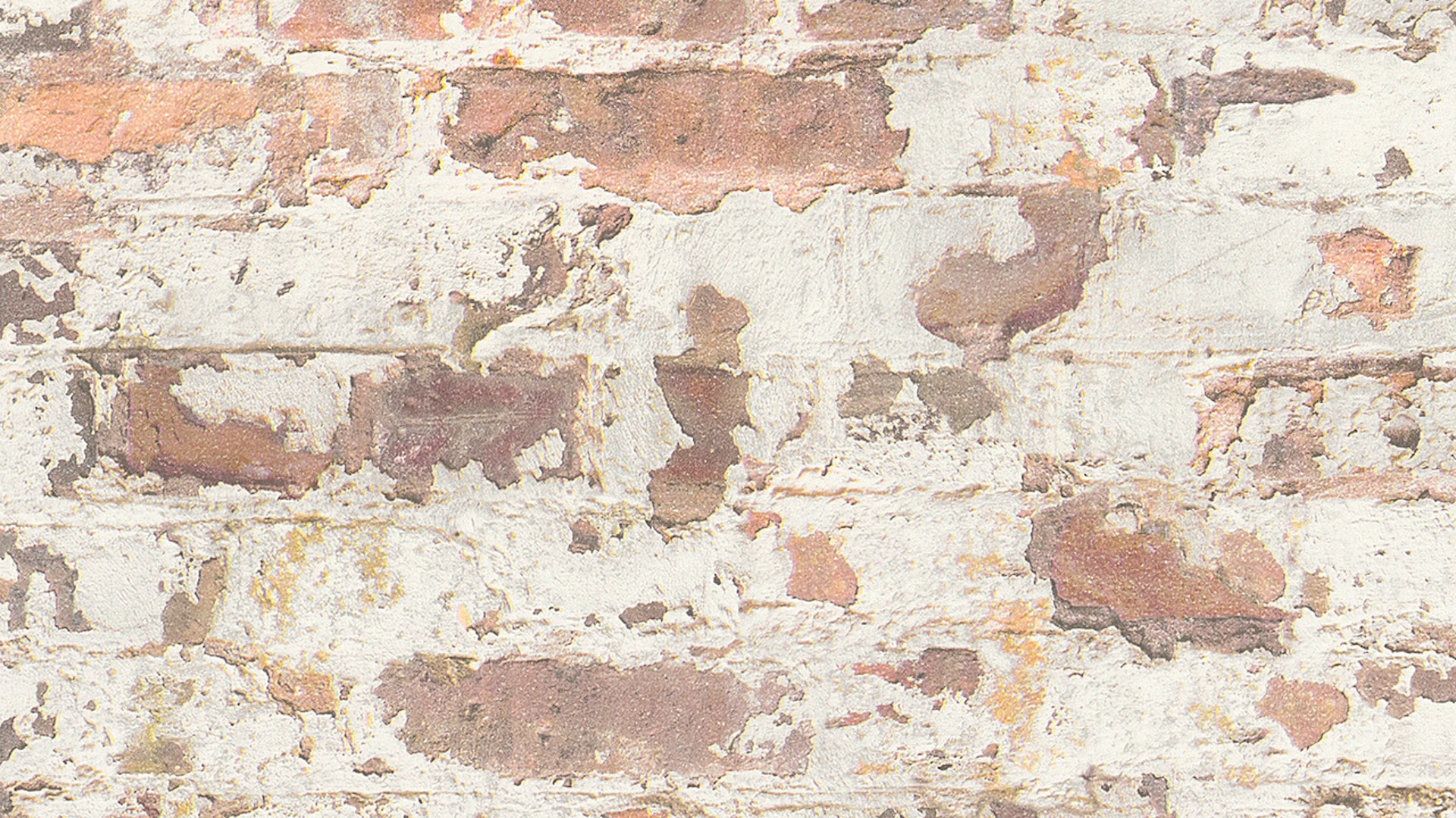 Vinyl wallpaper Metropolitan Stories Paul Bergmann - Berlin Livingwalls stone wall grey orange white 291