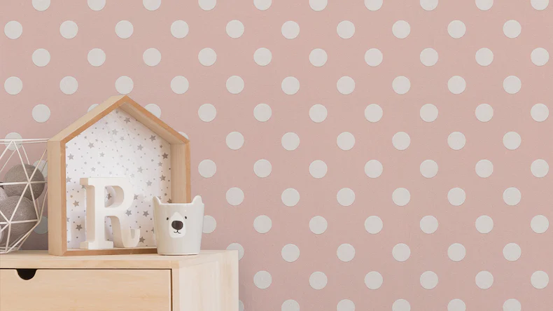 Vinyltapete Boys & Girls 6 A.S. Création Modern Kindertapete Rosa Weiß 343