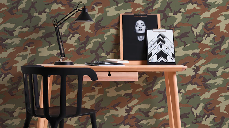 Vinyltapete Boys & Girls 6 A.S. Création Modern Kindertapete Braun Grün 406