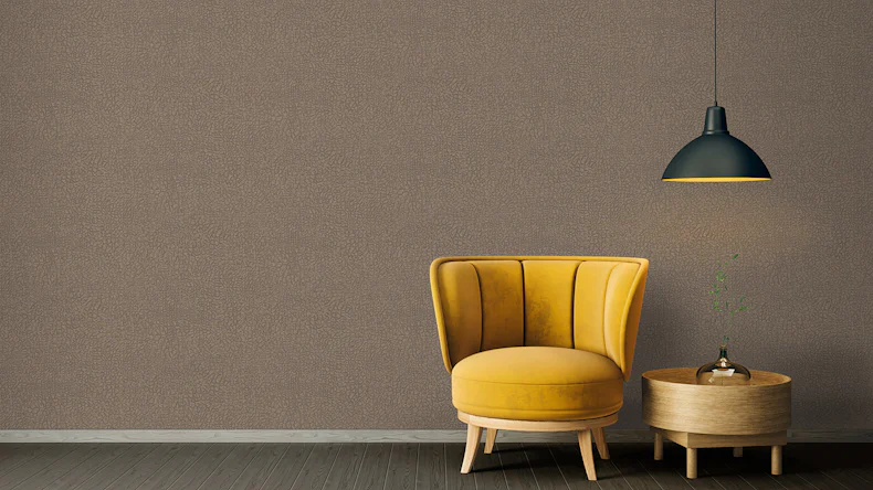 Carta da parati in vinile Absolutely Chic Architects Paper Modern Plain Metallic Brown Grigio 701