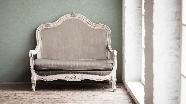 Carta da parati in vinile Absolutely Chic Architects Paper Modern Nature Metallic Blue Green 722