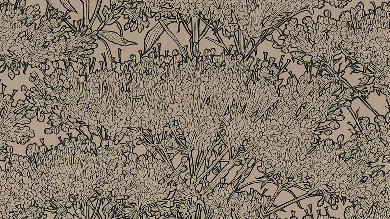 Carta da parati in vinile Absolutely Chic Architects Paper Modern Natural Black Grey Beige 725