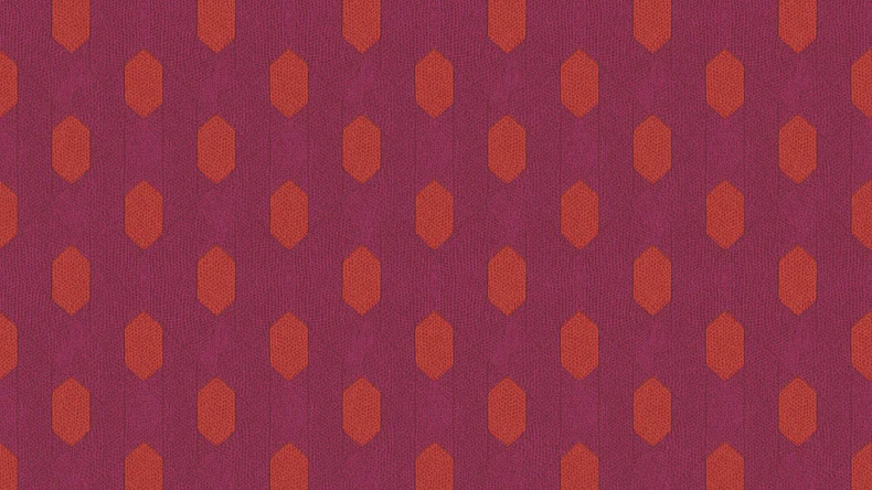 Vinyltapete Absolutely Chic Architects Paper Retro Rot Orange Lila 731