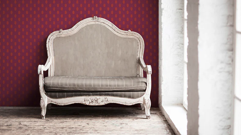 Vinyltapete Absolutely Chic Architects Paper Retro Rot Orange Lila 731