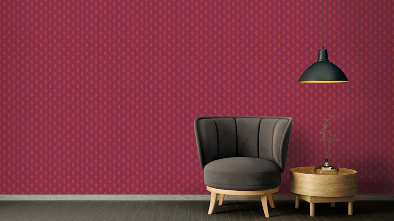 Vinyltapete Absolutely Chic Architects Paper Retro Rot Orange Lila 731