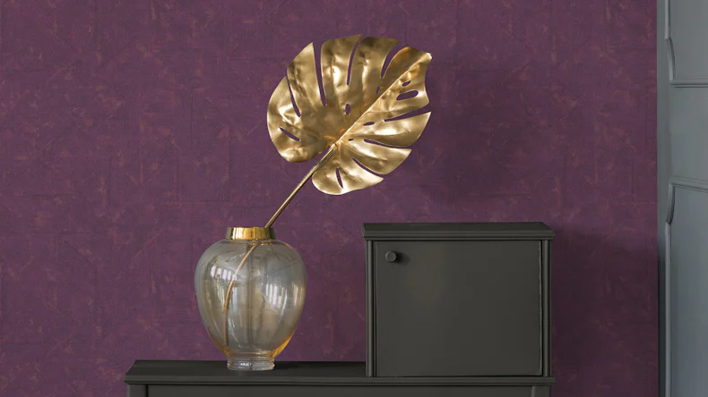 Carta da parati in vinile Absolutely Chic Architects Paper Modern Plain Purple 741