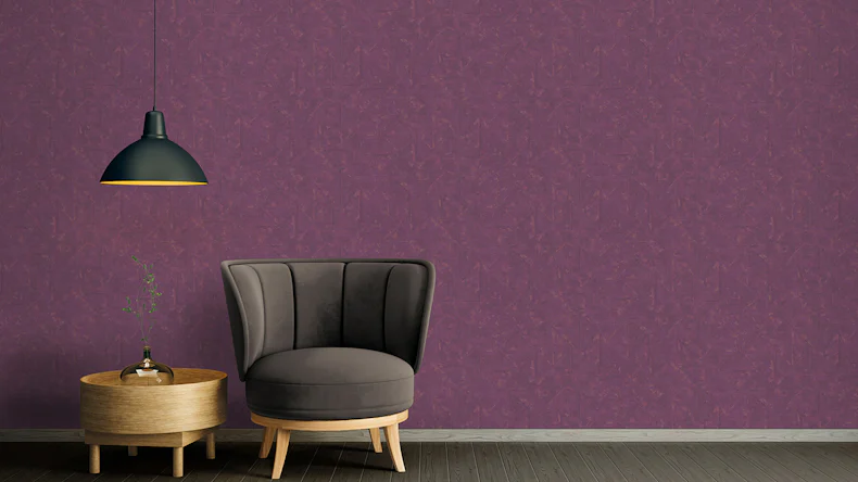 Carta da parati in vinile Absolutely Chic Architects Paper Modern Plain Purple 741