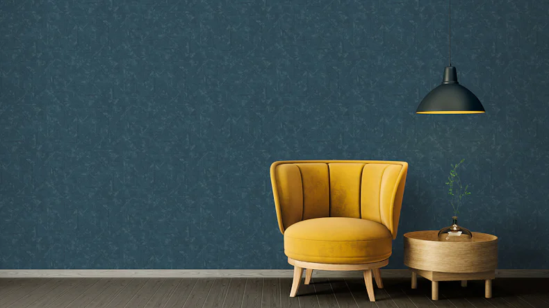 Carta da parati in vinile Assolutamente Chic Architetti Carta Moderna Rosso Arancione Viola 761