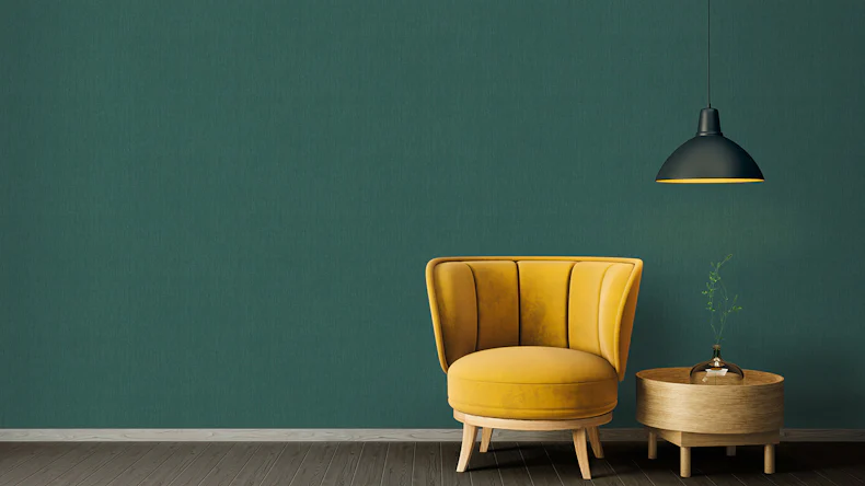 Carta da parati in vinile Assolutamente Chic Architetti Carta Verde Metallico Moderno 771