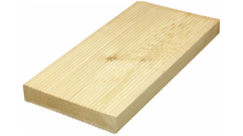 TerraWood Holzterrasse - LÄRCHE sibirisch 40 x 143 x 4200mm beidseitig gerillt