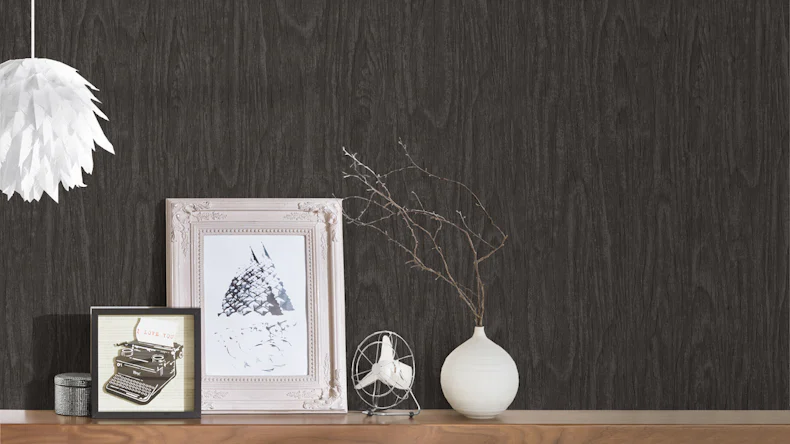 Vinyltapete grau Modern Holz Versace 4 524
