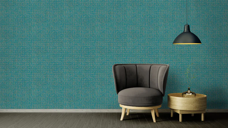 papier peint en vinyle bleu moderne rayures classiques origine ethnique 744