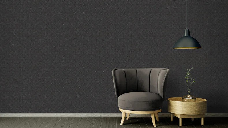 papier peint Origine ethnique A.S. Création ornements noir métallique 763