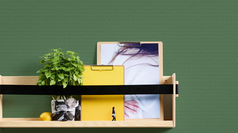 Papier peint en vinyle Greenery A.S. Création modern green 111