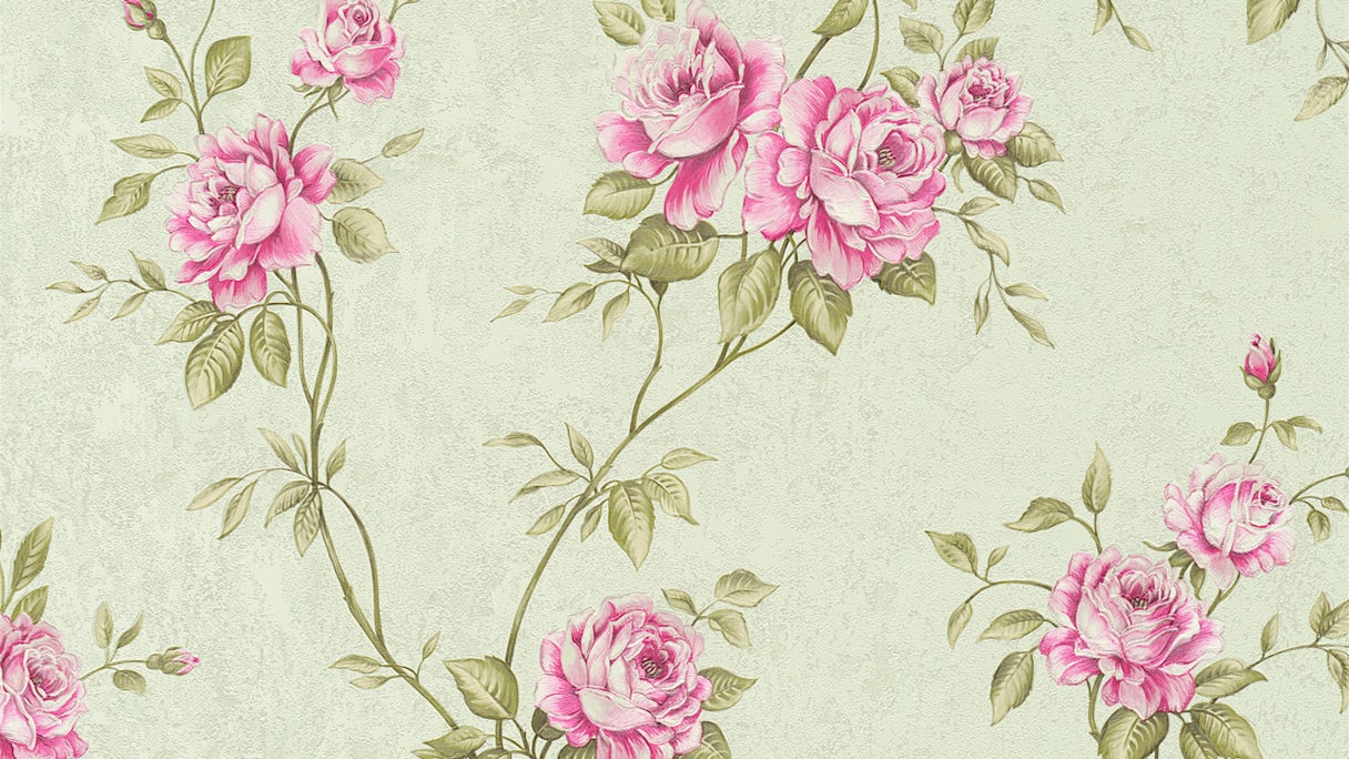 vinyl wallpaper pink modern retro flowers & nature romantico 264