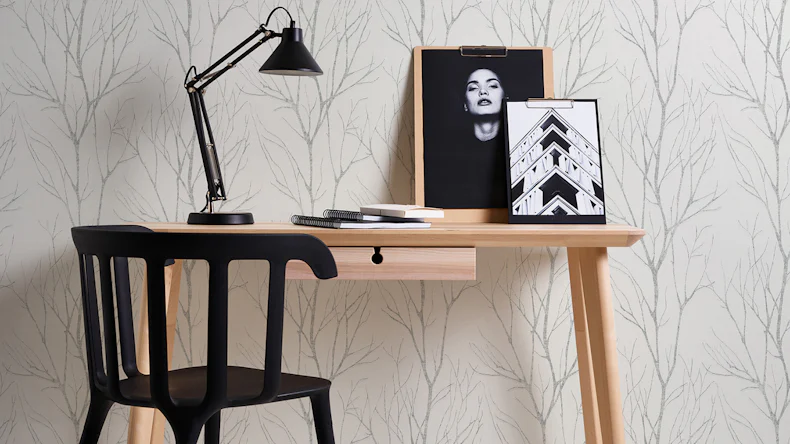 Vinyltapete Blooming A.S. Création Vintage Grau Beige 602