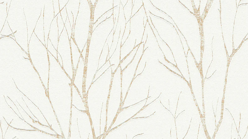 Vinyltapete Blooming A.S. Création Vintage Creme Beige Metallic 603