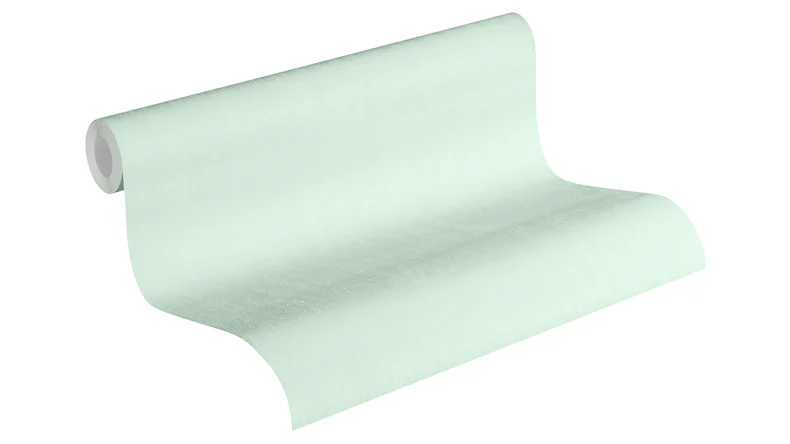 papier peint en vinyle vert moderne classique uni Jette 5 372