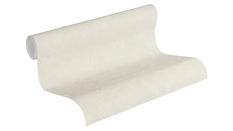 papier peint en vinyle beige moderne classique uni Jette 5 634