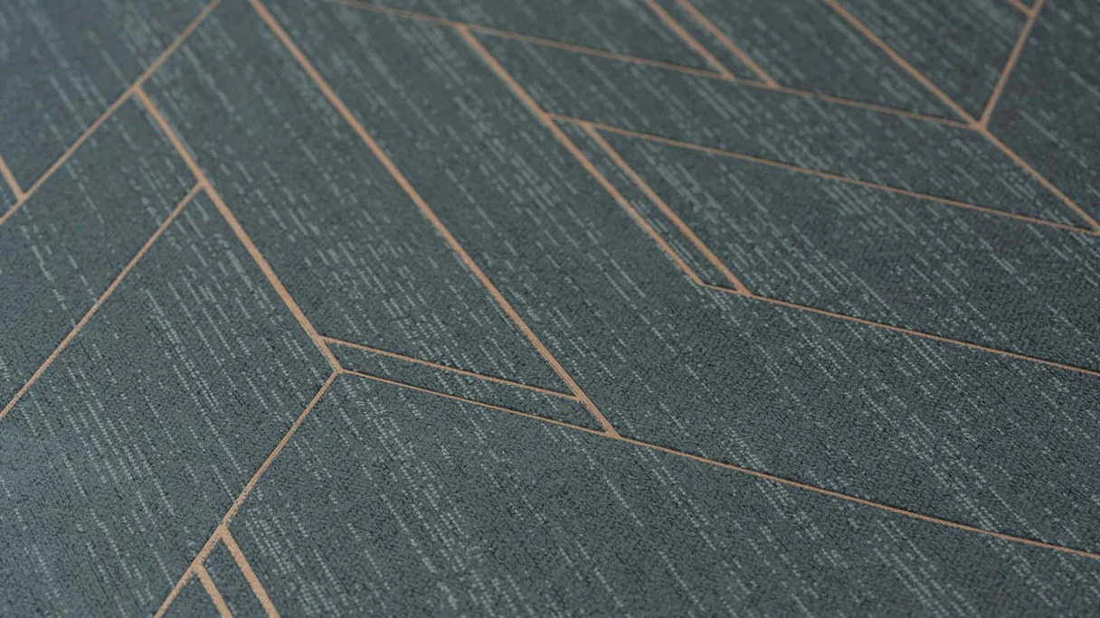 Non-woven wallpaper VILLA Stripes Modern Black 691