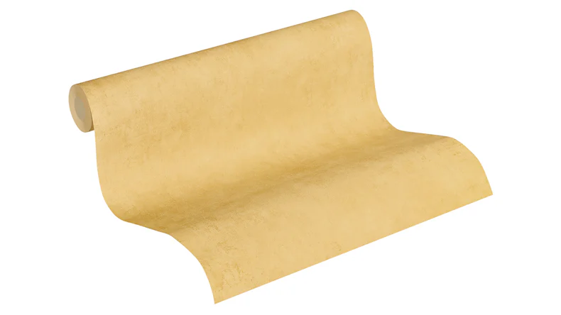 Vinyltapete gelb Modern Klassisch Uni Sumatra 701