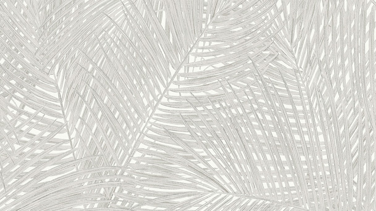 Papier peint en vinyle gris moderne fleurs et images de la nature Sumatra 713