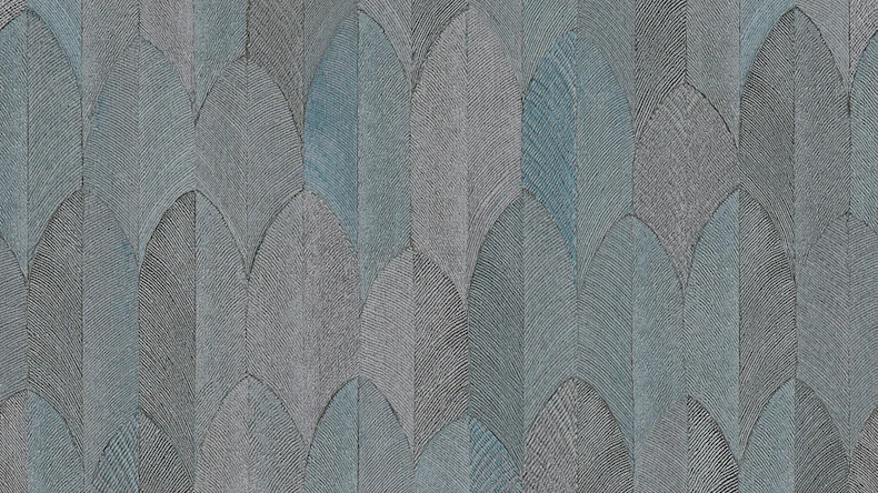 Vinyltapete grau Modern Blumen & Natur Bilder Sumatra 733